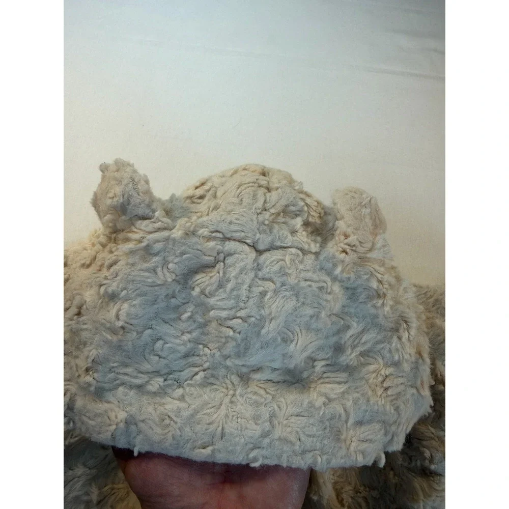 Cutie Patootie Cream Plush Girls Hooded‎ Dress Coat with Teddy Bear Hood 3T